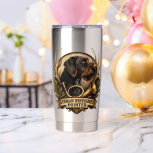 German Wirehaired Pointer Insulated Tumbler