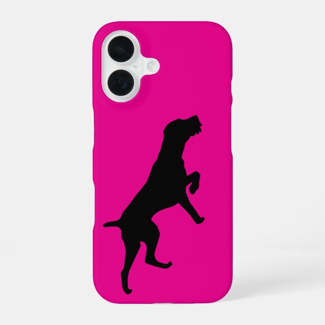 German Wirehaired Pointer iPhone 16 Case (Back)