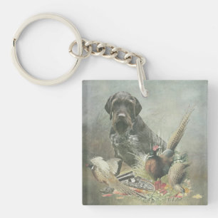 German Wirehaired Pointer    Key Ring