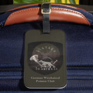 German Wirehaired Pointer Luggage Tag