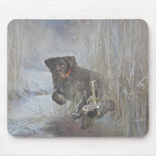  German Wirehaired Pointer Mouse Pad (Front)