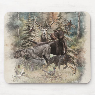 German Wirehaired Pointer Mouse Pad