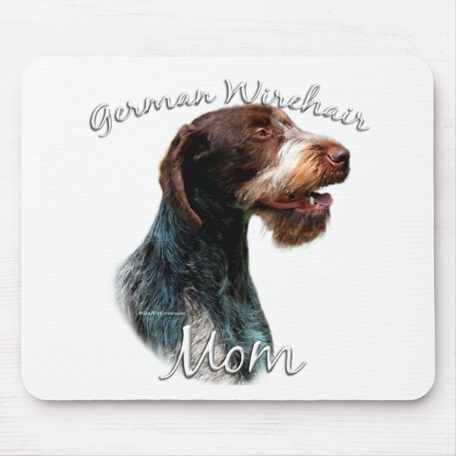 German Wirehaired Pointer Mum 2 Mouse Pad (Front)