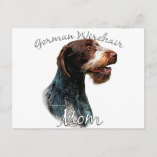 German Wirehaired Pointer Mum 2 Postcard