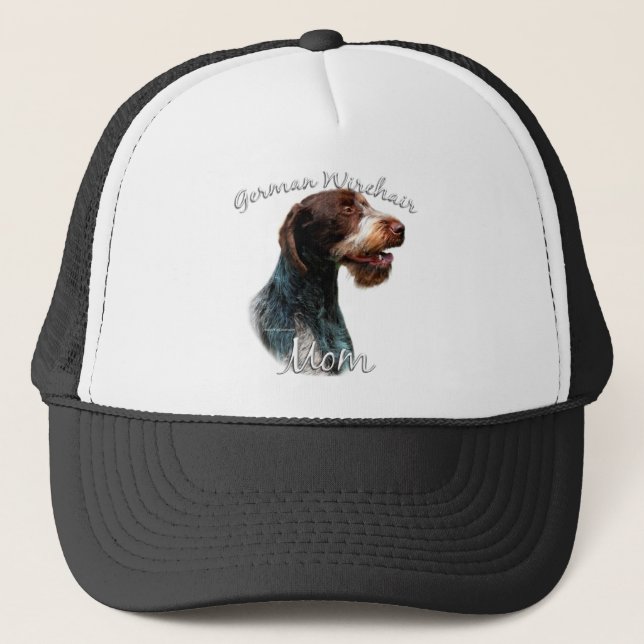 German Wirehaired Pointer Mum 2 Trucker Hat (Front)