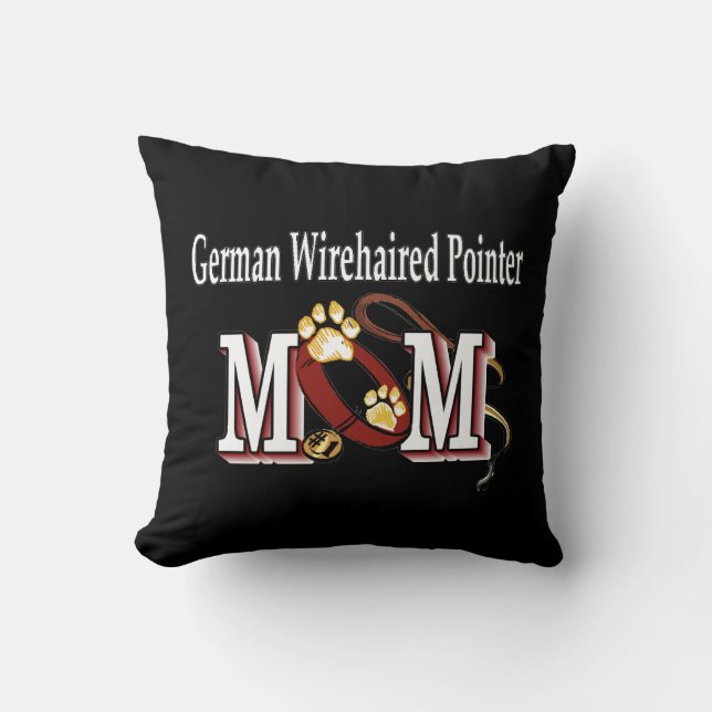 German Wirehaired Pointer Mum Cushion (Front)