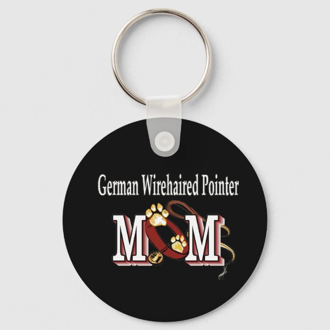 German Wirehaired Pointer Mum Gifts Key Ring (Front)