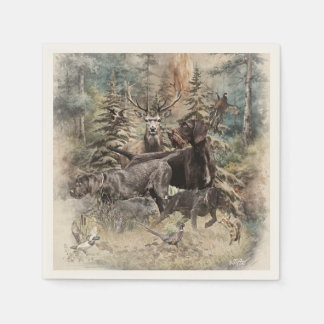 German Wirehaired Pointer Napkin