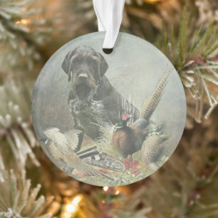 German Wirehaired Pointer     Ornament