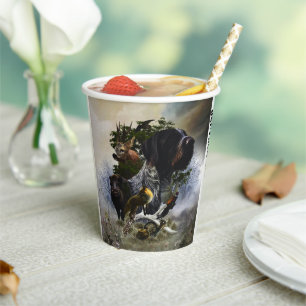  German Wirehaired Pointer     Paper Cups