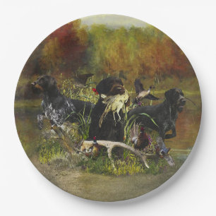  German Wirehaired Pointer     Paper Plate