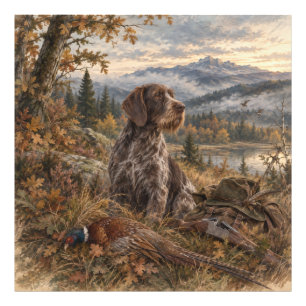 German Wirehaired Pointer Photo Print