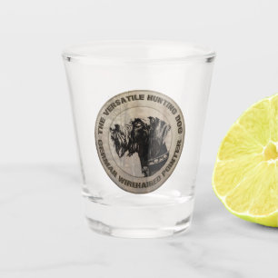German Wirehaired Pointer Shot Glass