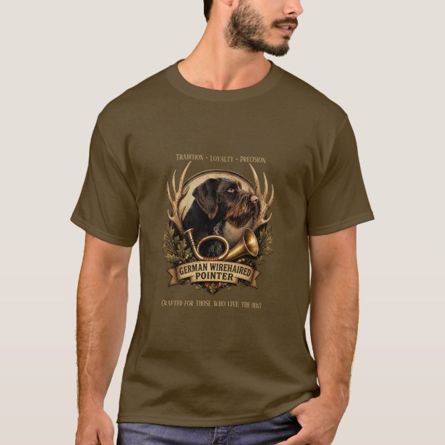 German Wirehaired Pointer T-Shirt (Front)