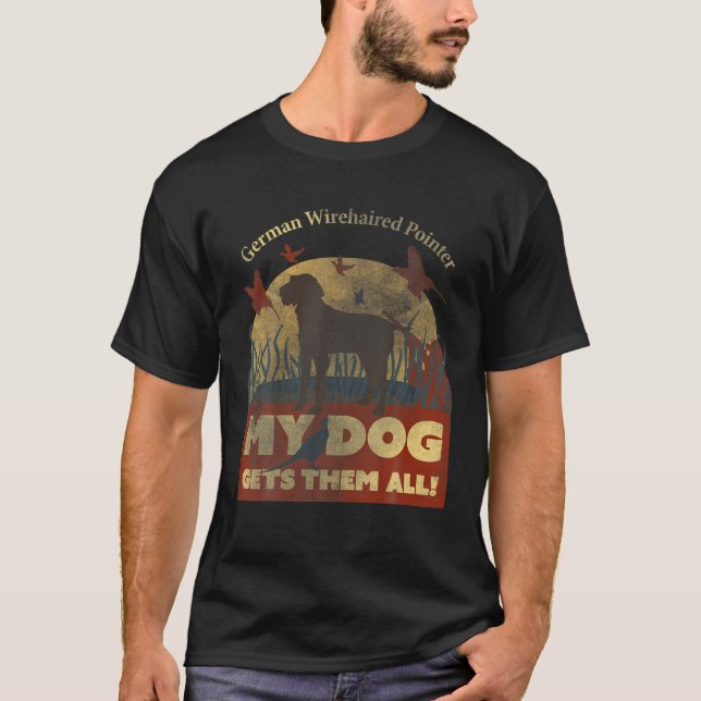 German Wirehaired Pointer T-Shirt (Front)
