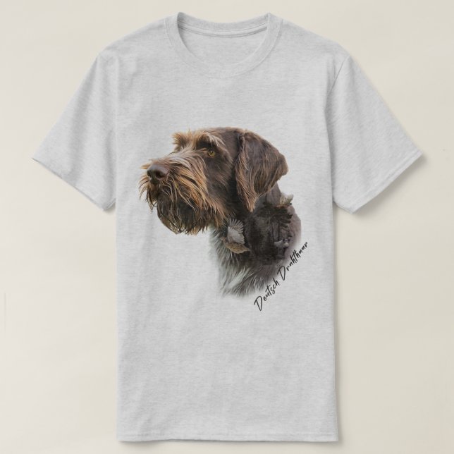 German Wirehaired Pointer T-Shirt (Design Front)
