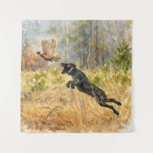 German Wirehaired Pointer Tapestry