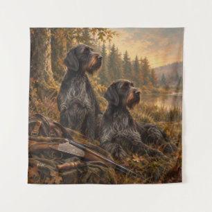 German Wirehaired Pointer Tapestry