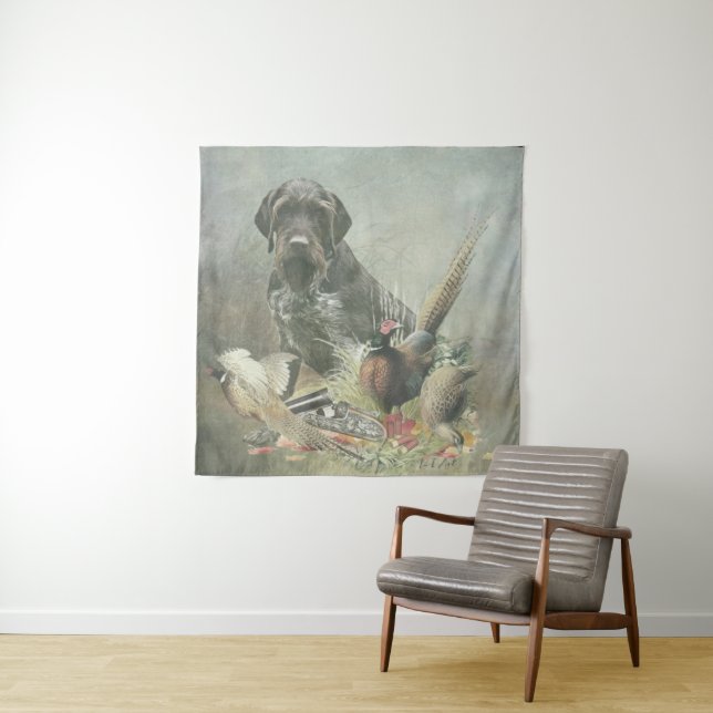 German Wirehaired Pointer    Tapestry (In Situ)