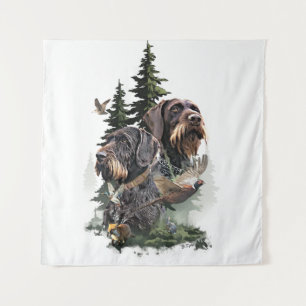 German Wirehaired Pointer Tapestry