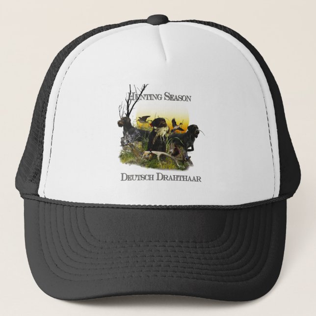  German Wirehaired Pointer     Trucker Hat (Front)