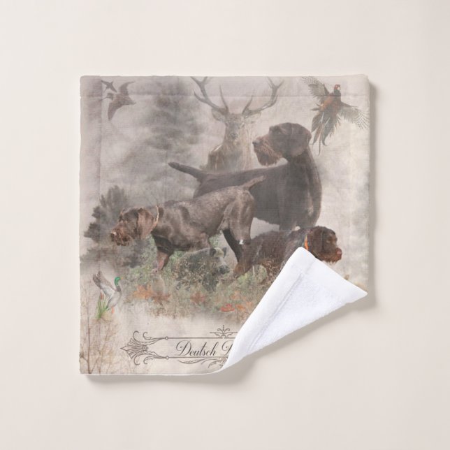  German Wirehaired Pointer     Wash Cloth (Wash Cloth)