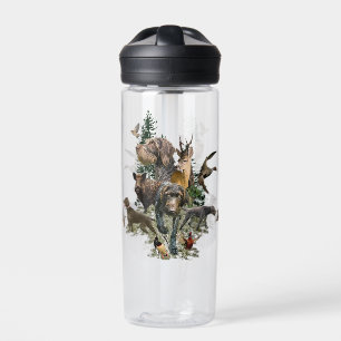 German Wirehaired Pointer Water Bottle