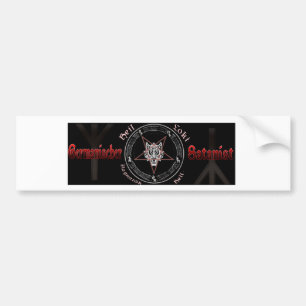 Germanic Satanist Bumper Sticker