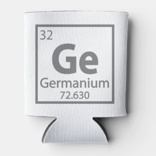Germanium - German Science Periodic Table Can Cooler