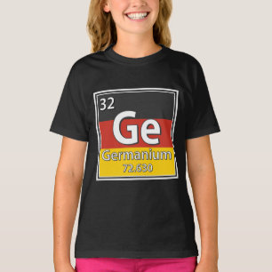 Germanium - Germany Flag German Science T-Shirt