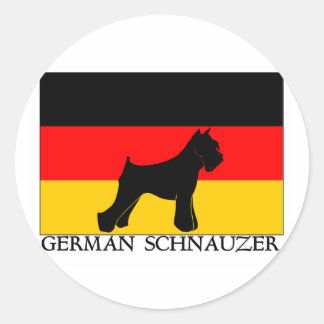 GermansSchnauzer Classic Round Sticker