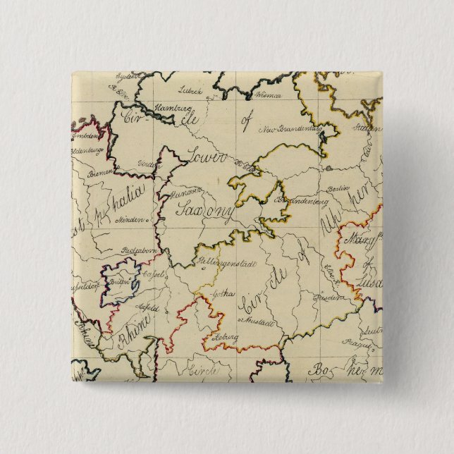 Germany 11 15 cm square badge (Front)