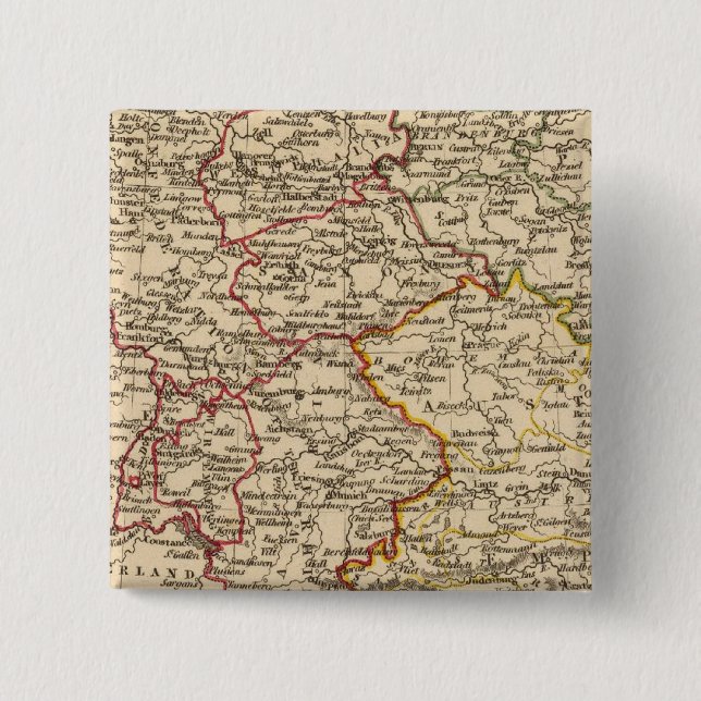 Germany 18 15 cm square badge (Front)