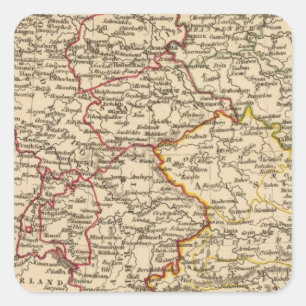 Germany 18 square sticker