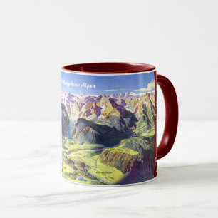 " Germany: 2021 - Alps Berchtesgaden Panorama Mug
