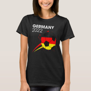 Germany 2022 Soccer Team  German Flag Men Boys T-Shirt