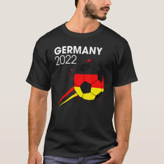 Germany 2022 Soccer Team German Flag Men Boys T-Shirt