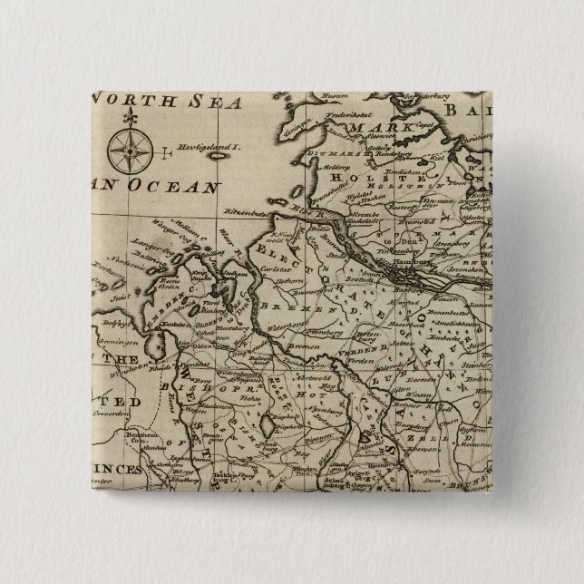 Germany 21 15 cm square badge (Front)