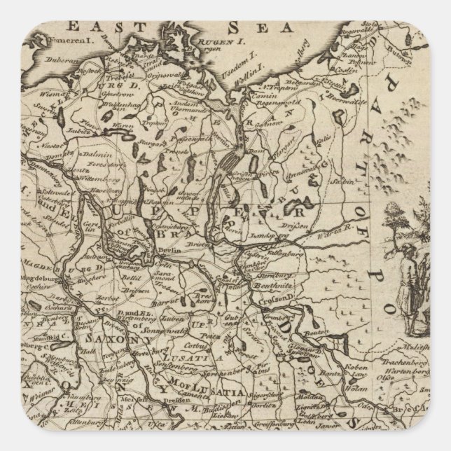 Germany 25 square sticker (Front)