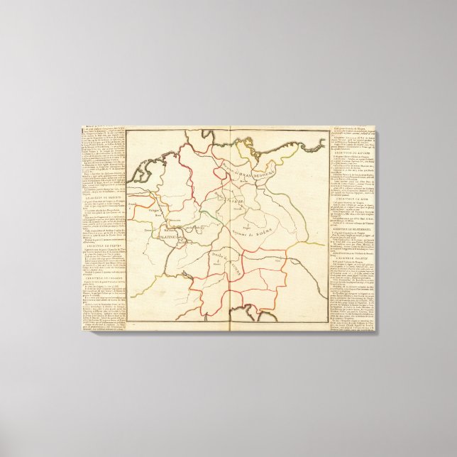 Germany and Austria 3 Canvas Print (Front)