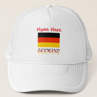 Germany and German Flag Personalized  Trucker Hat