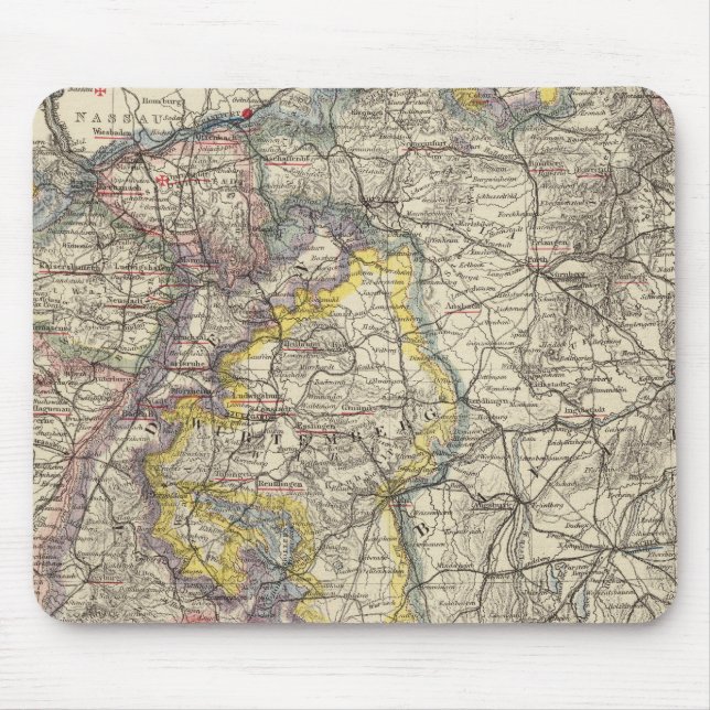 Germany and Switzerland Mouse Pad (Front)