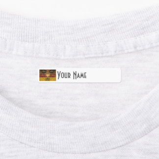 Germany Art Deco Flag | Custom Iron-On Name Label