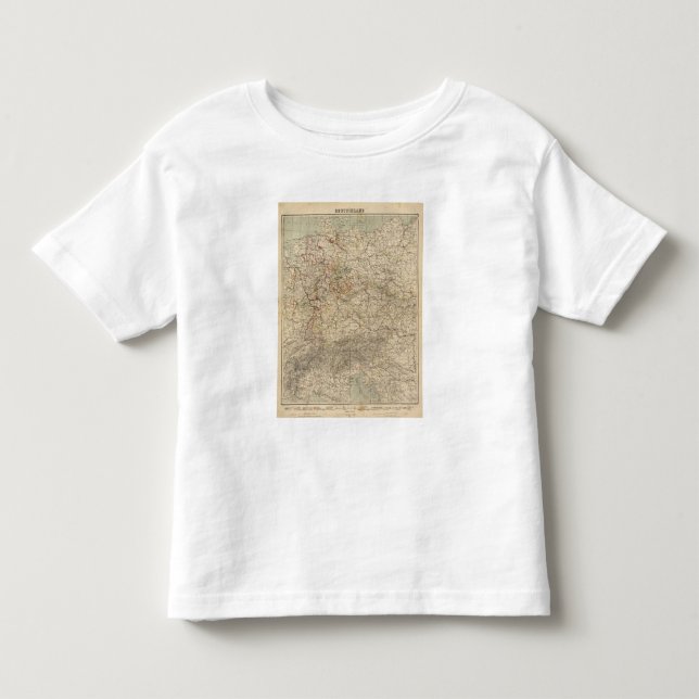 Germany Atlas Map Toddler T-Shirt (Front)