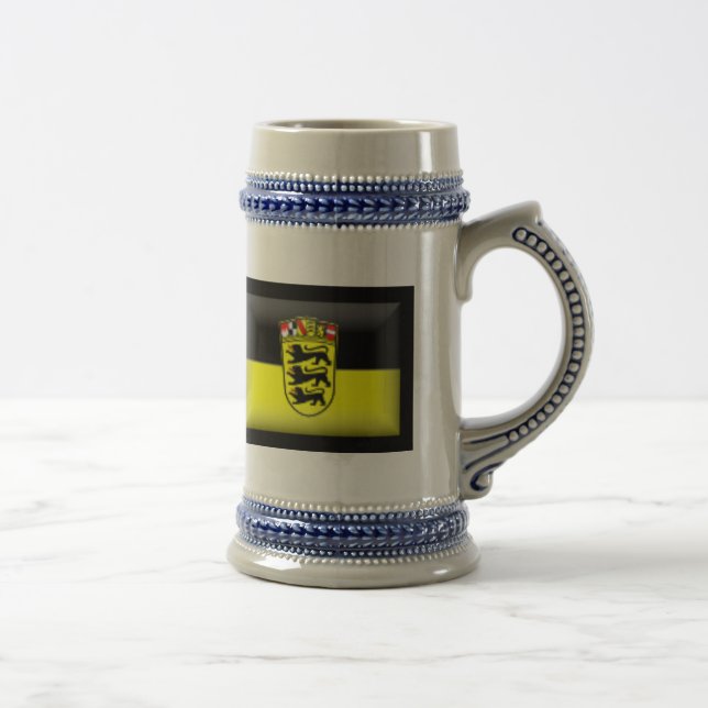 Germany Baden-Württemberg Flag Beer Stein (Right)