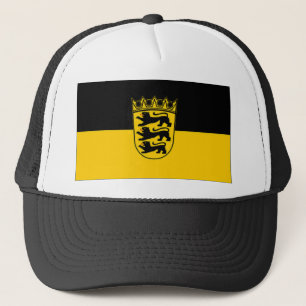 Germany Baden Wurttemberg Flag Trucker Hat