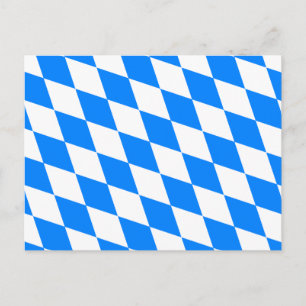 Germany Bavaria Flag Postcard