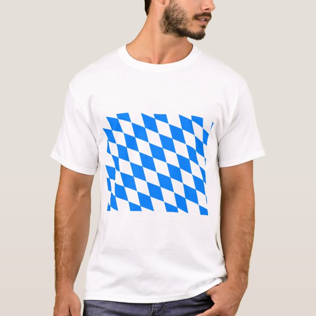 Germany Bavaria Flag T-Shirt (Front)