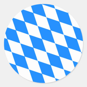 Germany Bavaria High quality Flag Classic Round Sticker