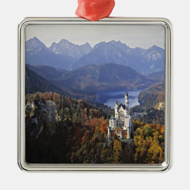 Germany, Bavaria, Neuschwanstein Castle. King Metal Tree Decoration (Front)